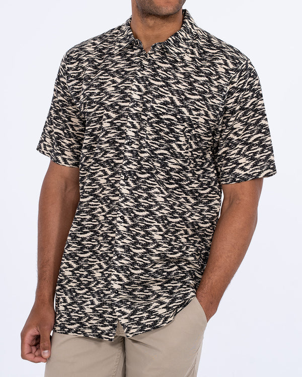 2t Wolf Tall Short Sleeve Printed Shirt (black/white)