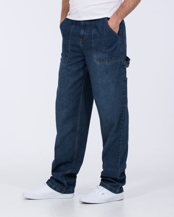 2t Jacob Tall Loose Fit Carpenter Jeans (mid wash)