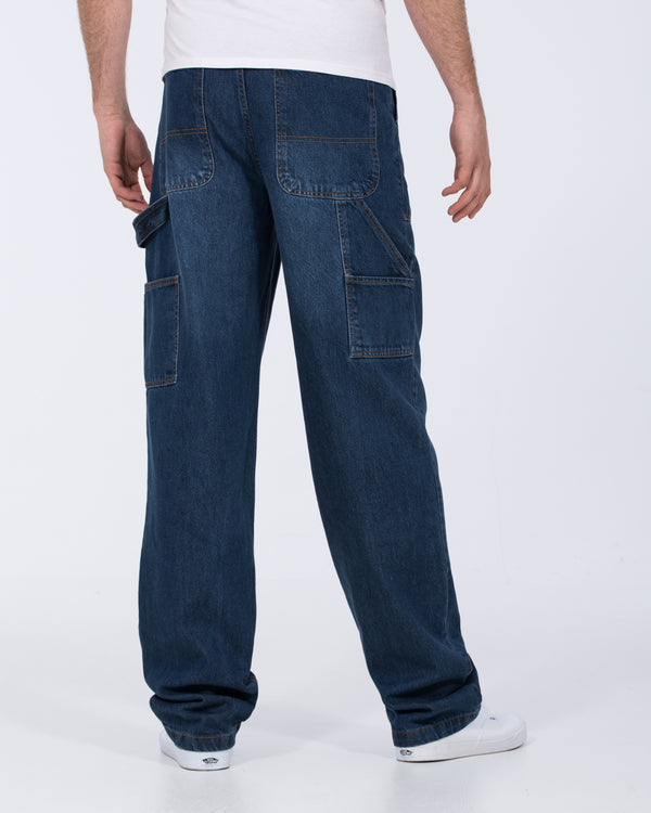 2t Jacob Tall Loose Fit Carpenter Jeans (mid wash)