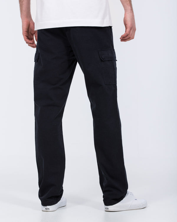 2t Shane Tall Regular Fit Ripstop Cargo Trousers (navy)