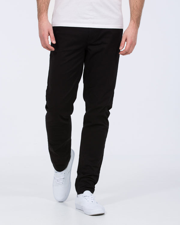 Essentalls Slim Fit Tall Chinos (black)