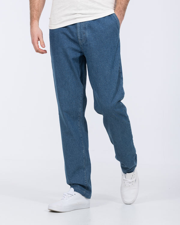 2t James Loose Fit Tall Elasticated Waist Jeans (mid)
