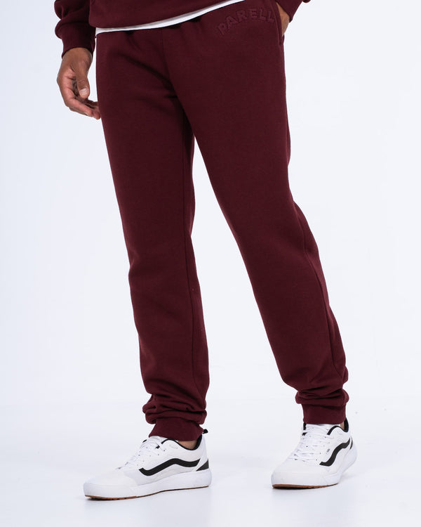 Parell Forge Tall Oversized Joggers (burgundy)