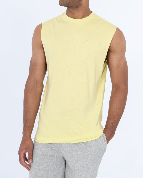2t Reign Tall Drop Armhole Tank Top (lime)