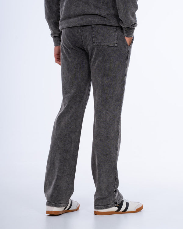 2t Sergio Tall Acid Wash Wide Leg Joggers (charcoal)