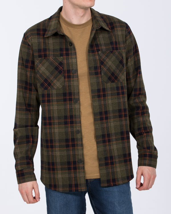 2t Enzo Tall Jersey Shacket (green check)