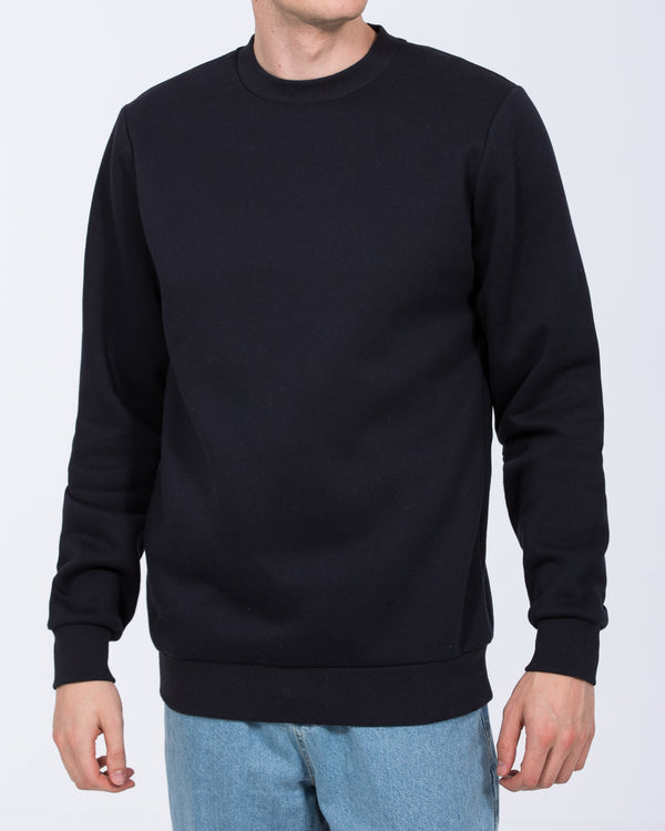 2t Hamish Tall Heavyweight Regular Fit Sweatshirt (navy)