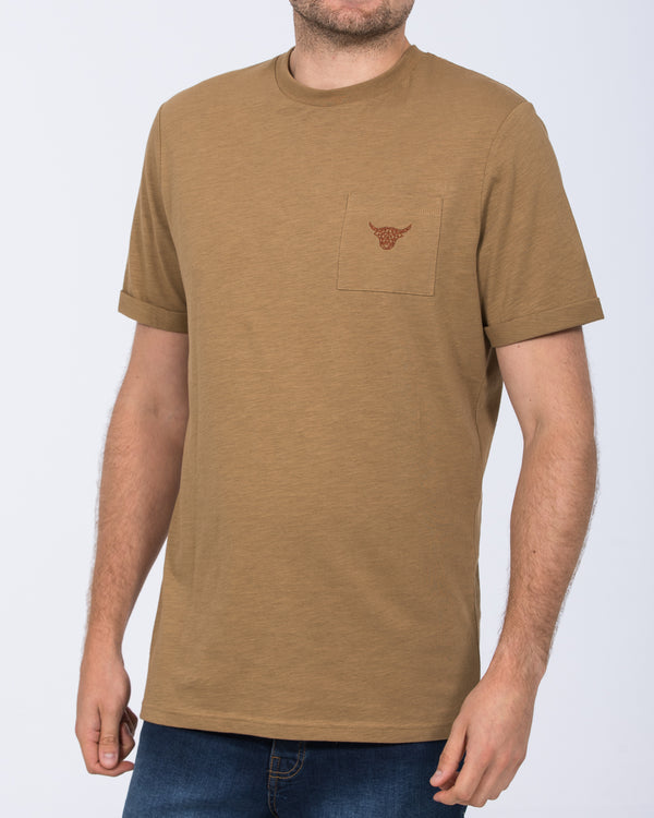 2t Benji Tall Embroidered T-Shirt (brown)