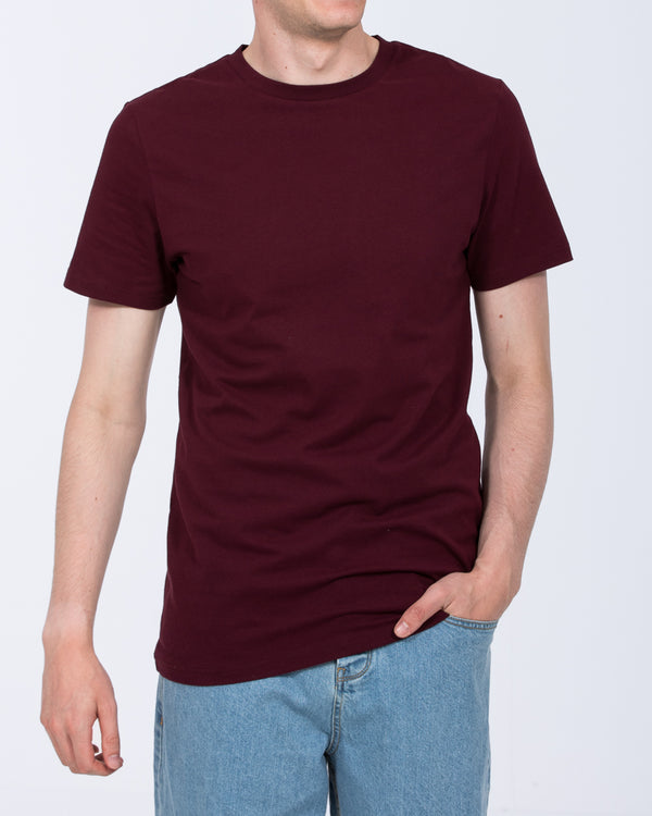2t Lenny Tall Regular Fit T-Shirt (burgundy)