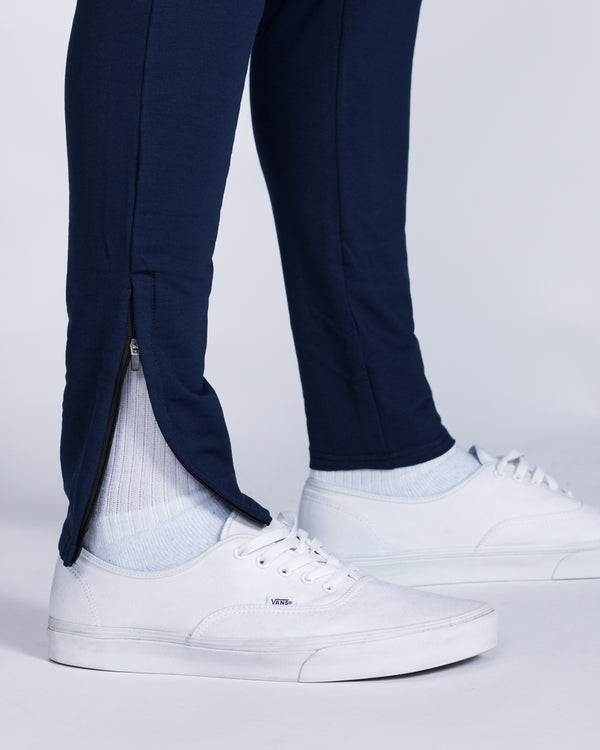 2t Slim Fit Zip Hem Training Joggers (navy)