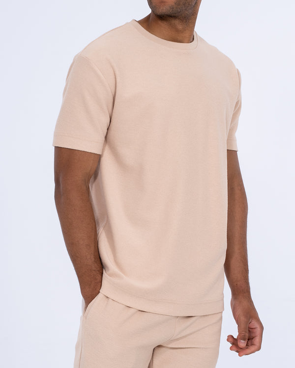 2t Kai Tall Textured T-Shirt (cement)