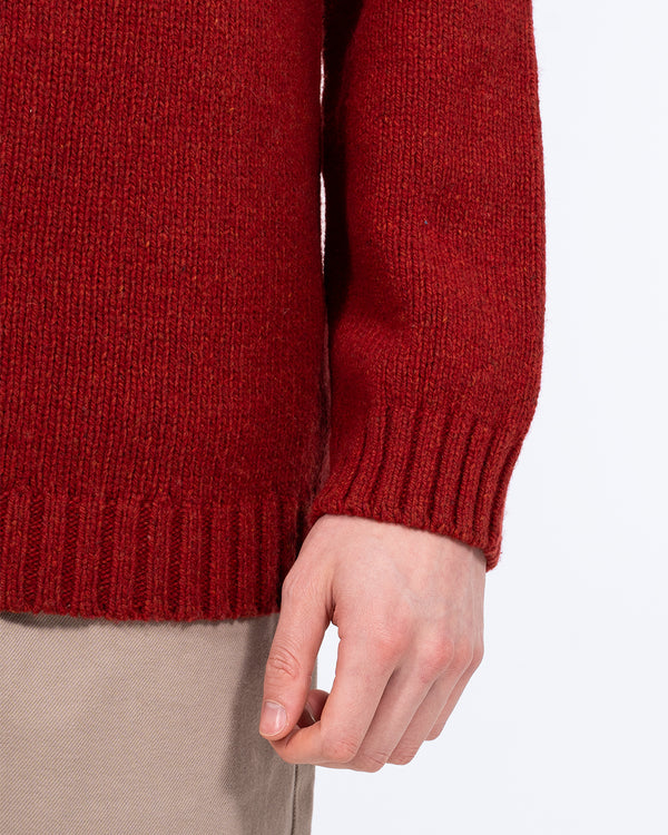 2t Tall Lambswool Blend Cable Knit Jumper (red)