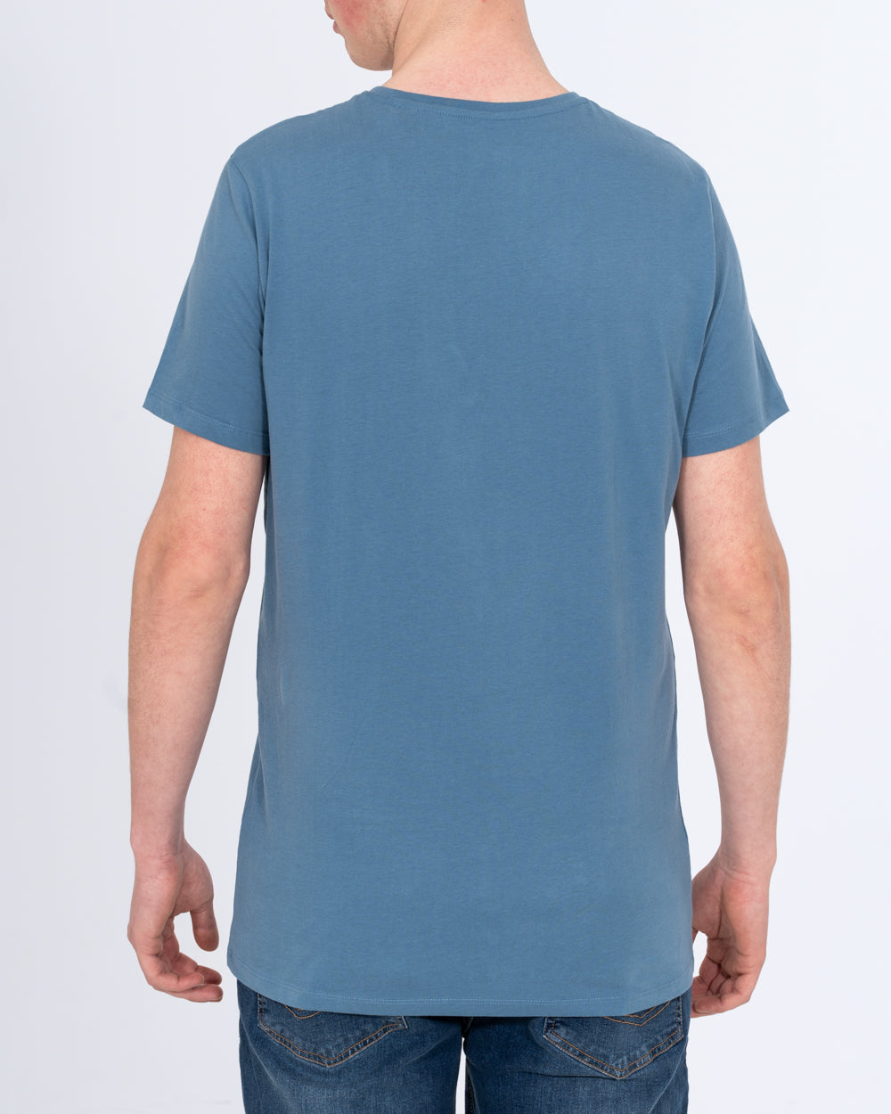 Tシャツ・カットソー Needles SS25 Shirts (QV432 A LT BLUE) 2t Tall Mens Extra Long Printed T-Shirt (blue) | Tall Mens