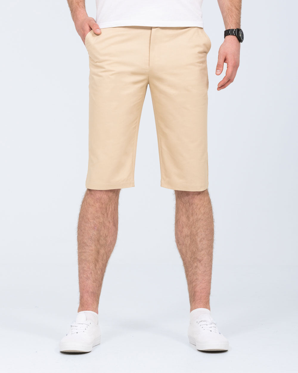 2t Alex Mens Tall Chino Shorts (beige) 13 15 Inch Inseam | Tall Mens ...