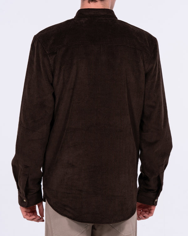 2t Ashgrove Tall Cord Overshirt (chocolate)