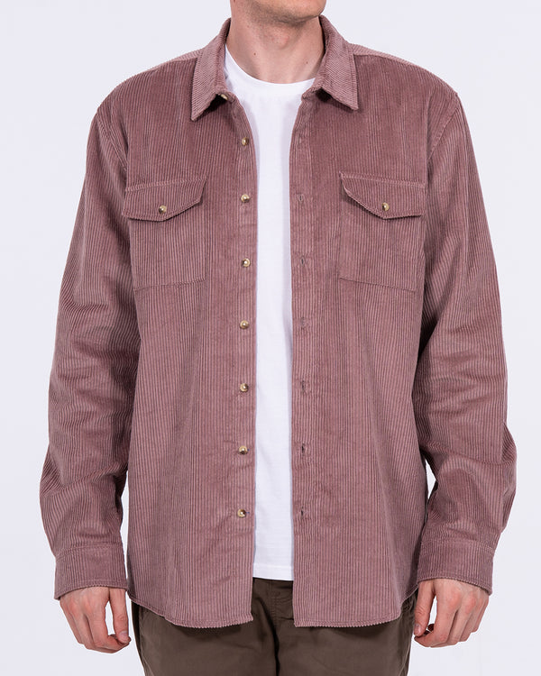 2t Ashgrove Tall Cord Overshirt (mauve)