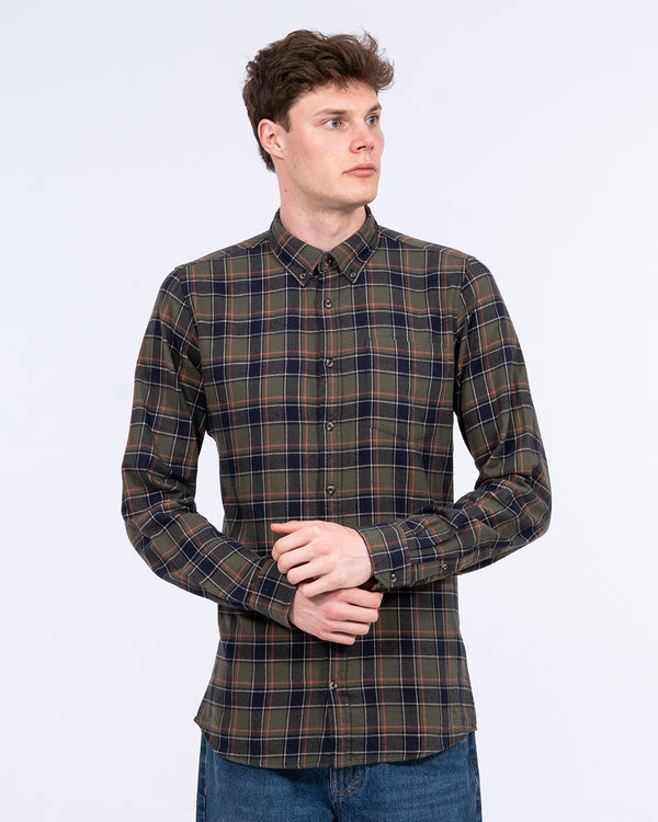 2t Julian Extra Tall Check Shirt (khaki check)