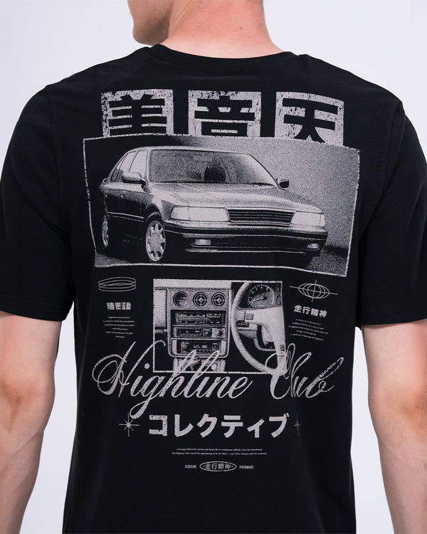 2t Tall Liam Regular Fit T-Shirt (black highline)