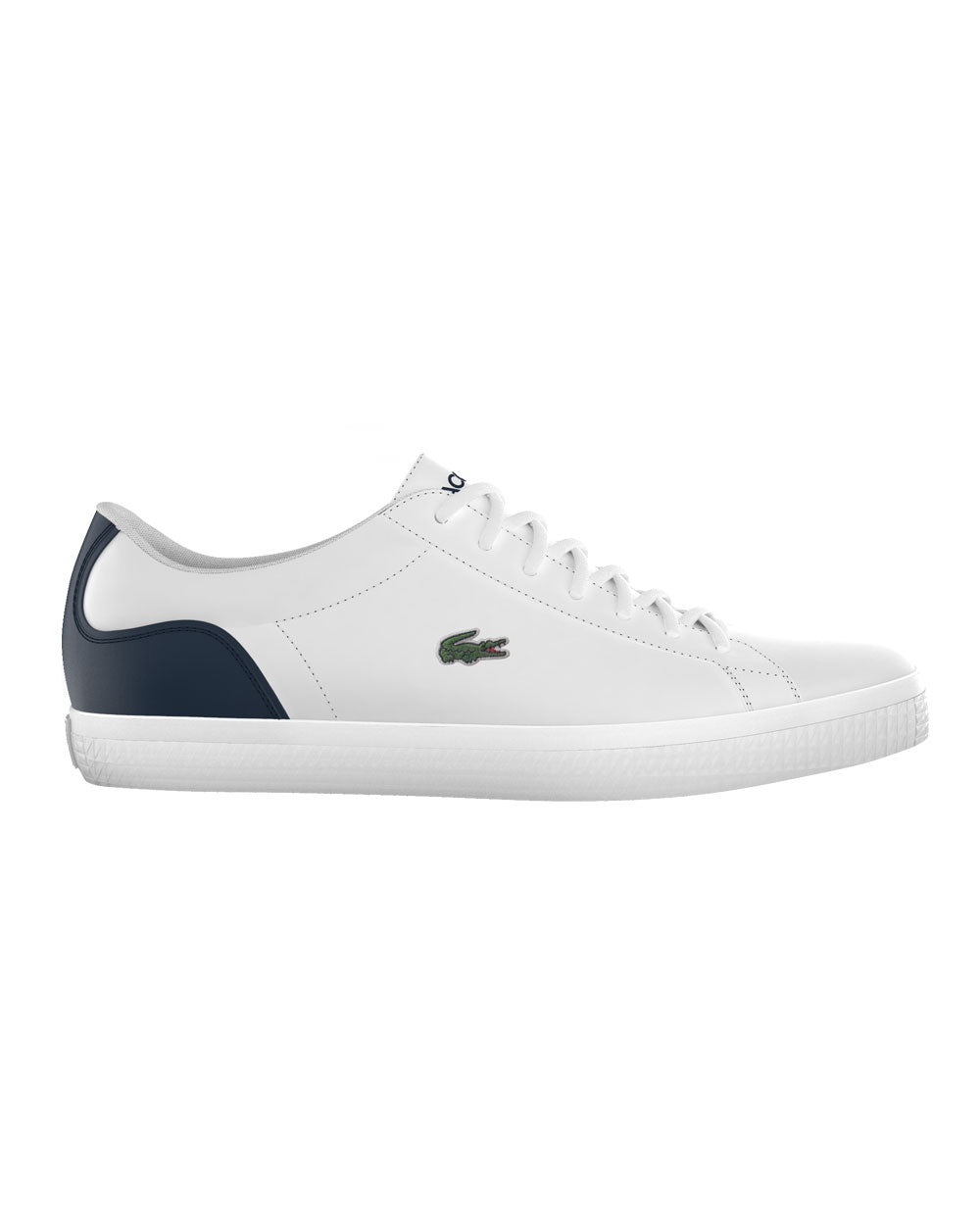 Lacoste Lerond Lacoste Blue And White Shoes Sneakers Lacoste Blue