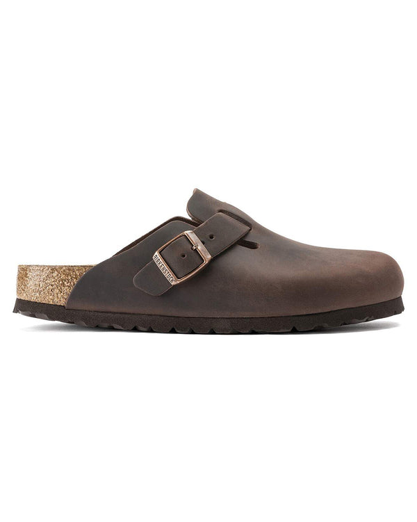 Birkenstock Boston Oiled Leather Clogs (habana)