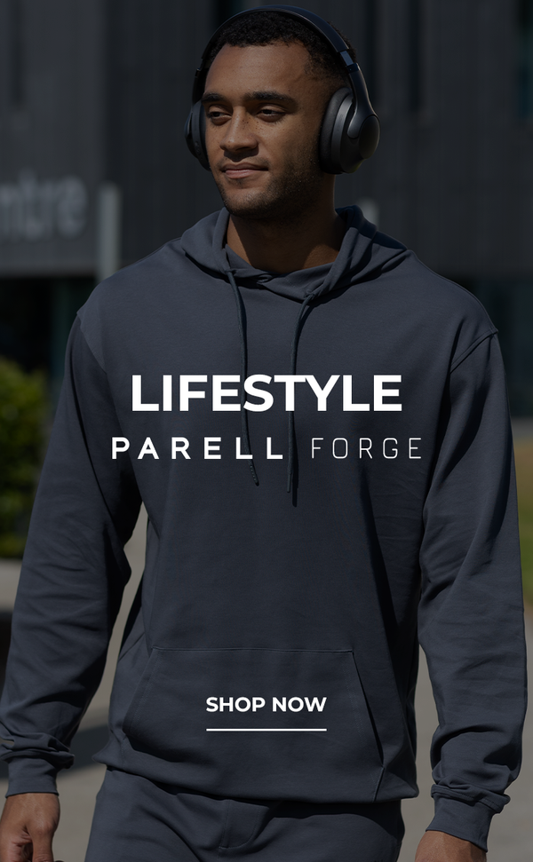 Parell Forge Lifestyle range - activewear for tall men, made with extra length for taller guys.