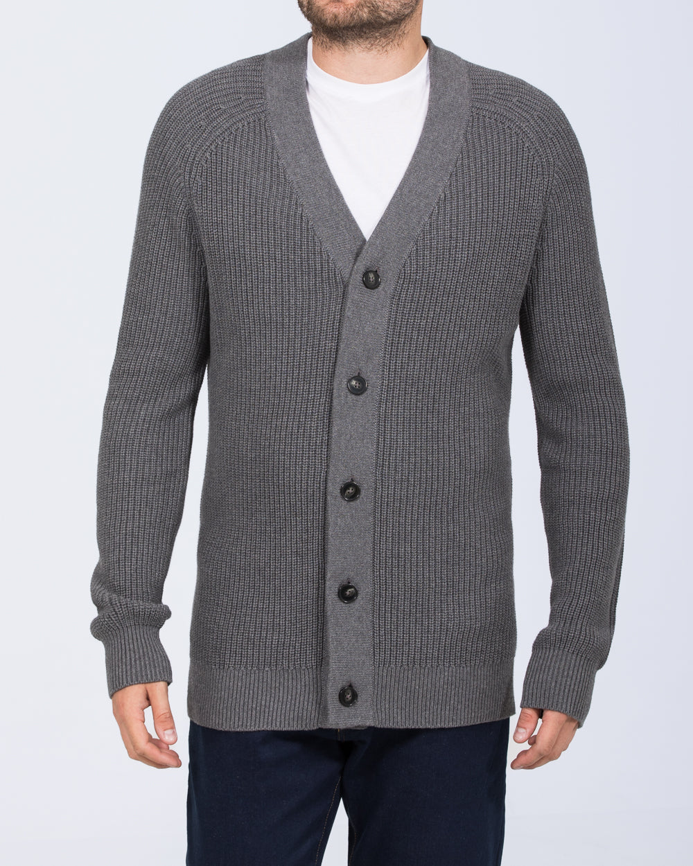 mens long length cardigan