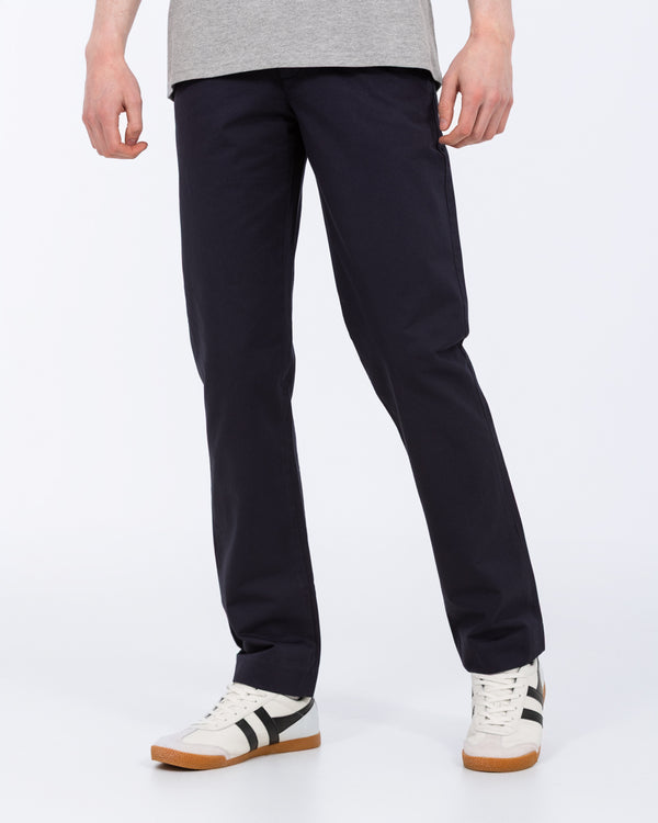 Ed Baxter Regular Fit Tall Chinos (navy)