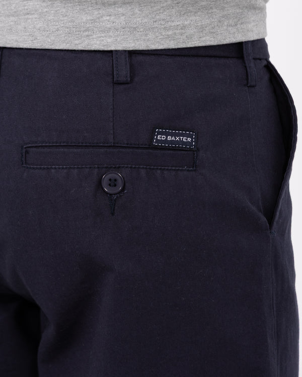 Ed Baxter Regular Fit Tall Chinos (navy)