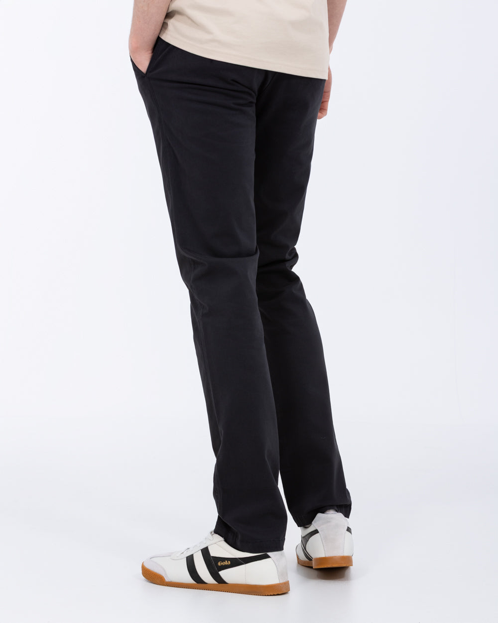 Slim Fit Stretch Extra Long 36/38 Inch Leg Tall Mens Chinos (navy