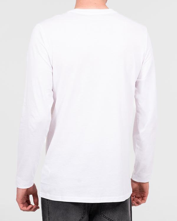 Essentalls Long Sleeve Tall T-Shirt (white)