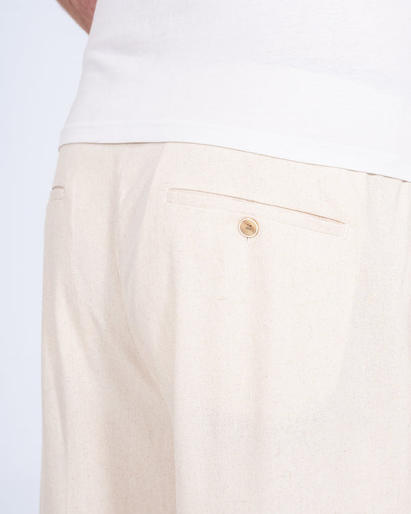 2t Ellis Tall Regular Fit Linen Look Trousers (stone)