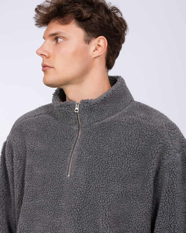 2t Roslin Tall Quarter Zip Fleece (grey)