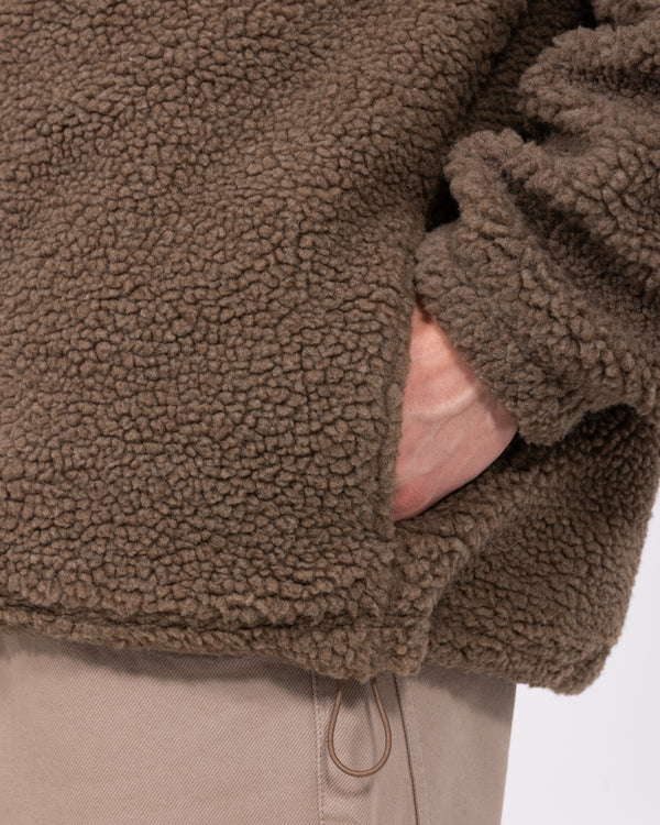 2t Roslin Tall Quarter Zip Fleece (mid brown)