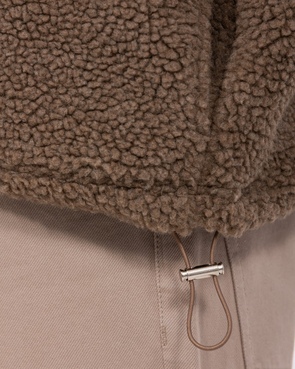 2t Roslin Tall Quarter Zip Fleece (mid brown)