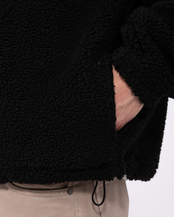 2t Roslin Tall Quarter Zip Fleece (washed black)