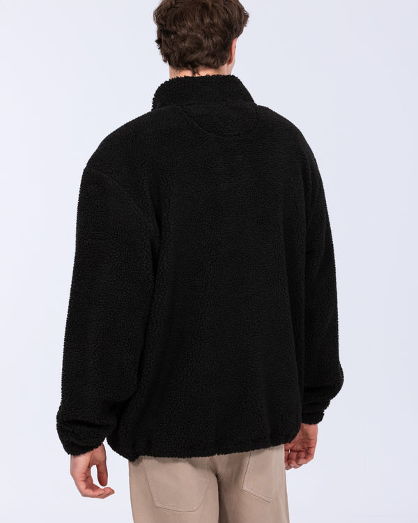 2t Roslin Tall Quarter Zip Fleece (washed black)