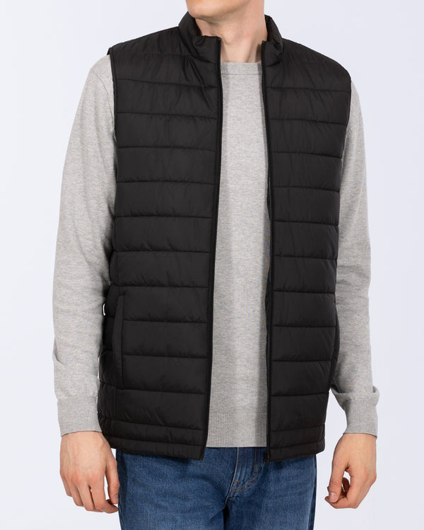 2t Tall Padded Gilet (black)
