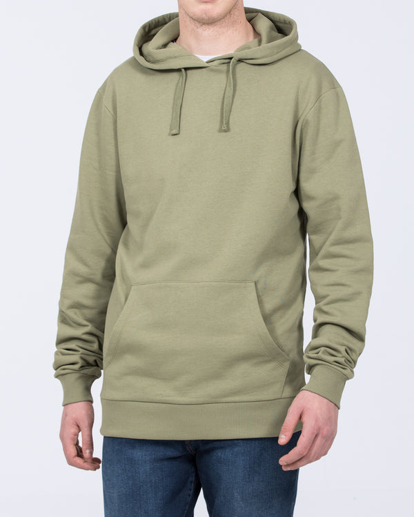 2t Rowan Tall Mens Regular Fit Pullover Hoodie (sage) Tall Mens