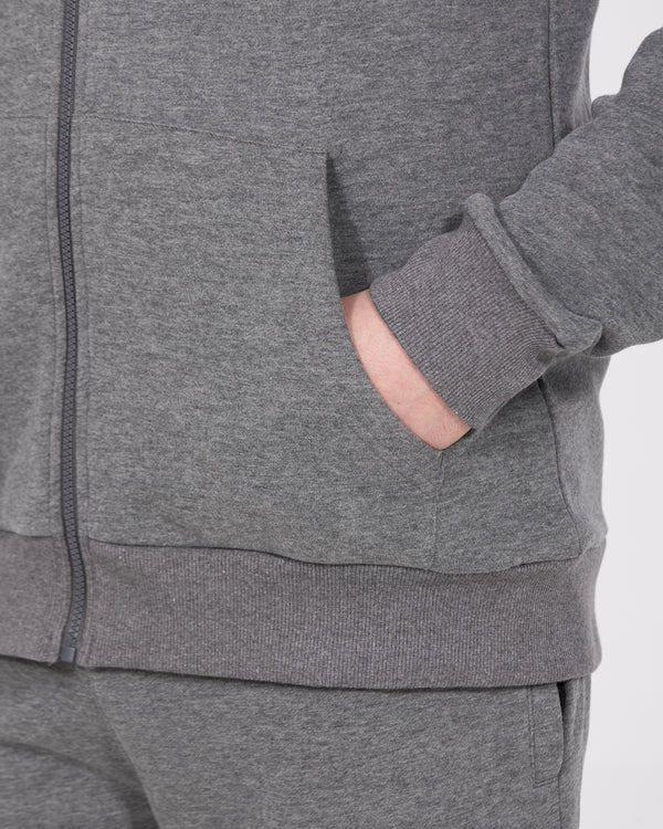 2t Ryan Zip Up Tall Hoodie (charcoal)