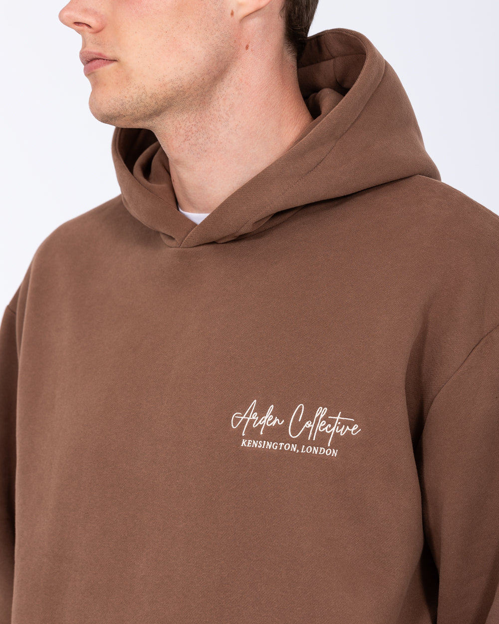 2t Stanley Tall Mens Hoodie (mocha) | Tall Mens Clothing | 2tall.com