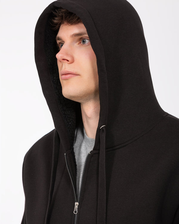 2t Andrew Tall Sherpa Hoodie (black)