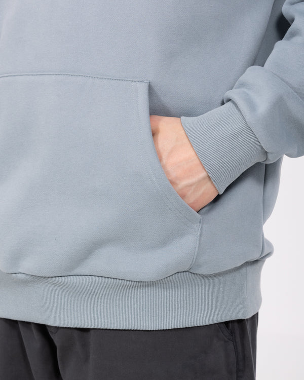 2t Blaine Tall Heavyweight Oversized Hoodie (printed titanium blue)