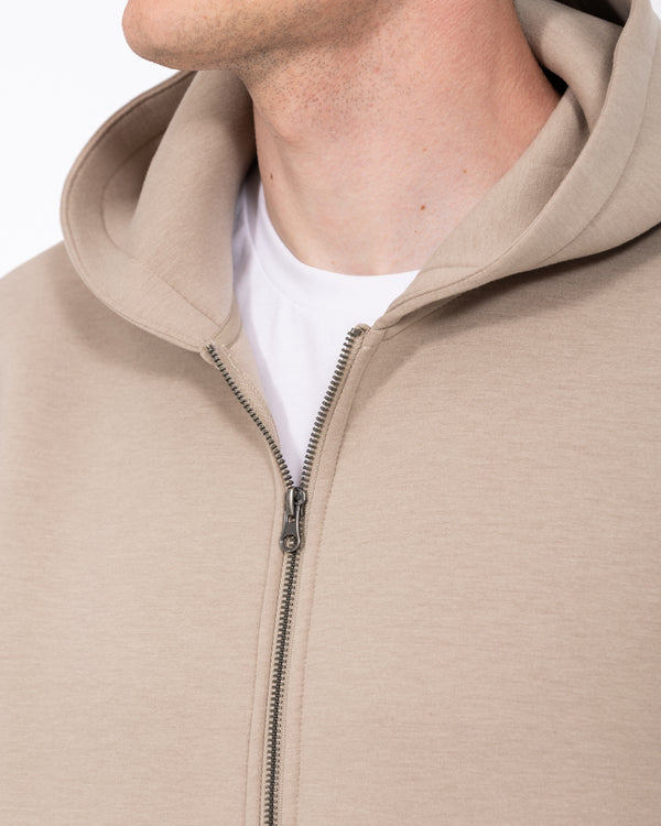2t Fintray Tall Zip Through Hoodie (mushroom)