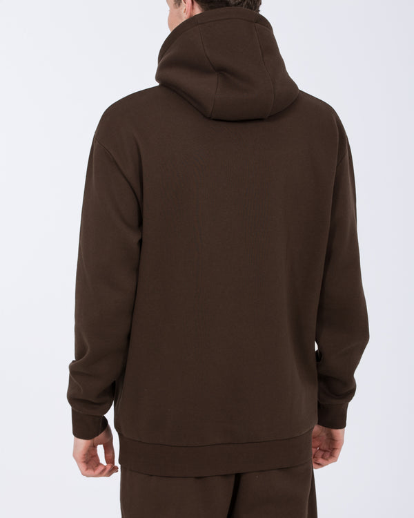 2t Blaine Tall Heavyweight Oversized Hoodie (brown)