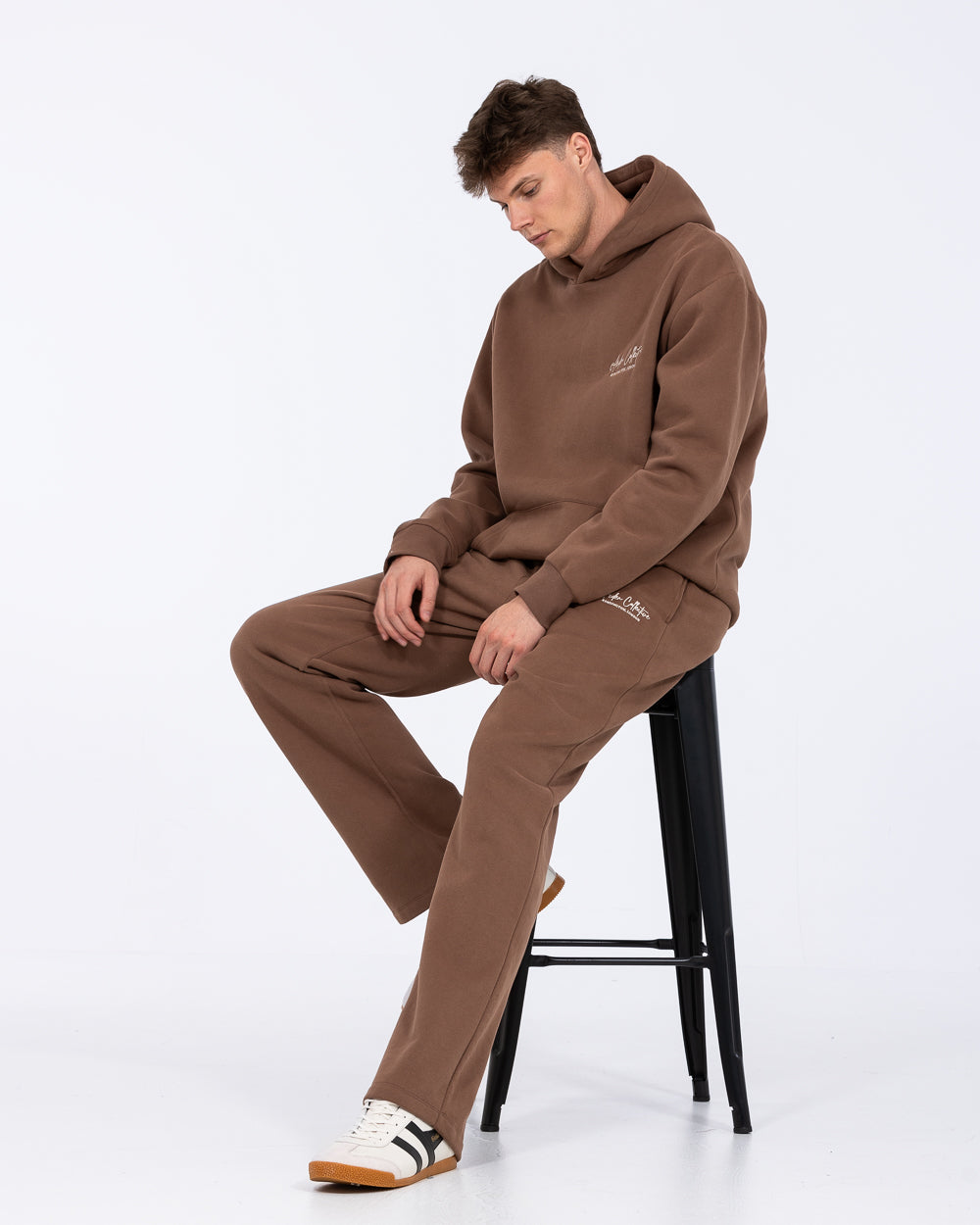 2t Stanley Tall Mens Hoodie (mocha) | Tall Mens Clothing | 2tall.com