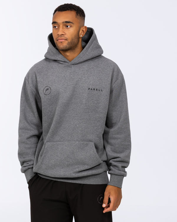 Parell Forge Tall Oversized Pullover Hoodie (charcoal)