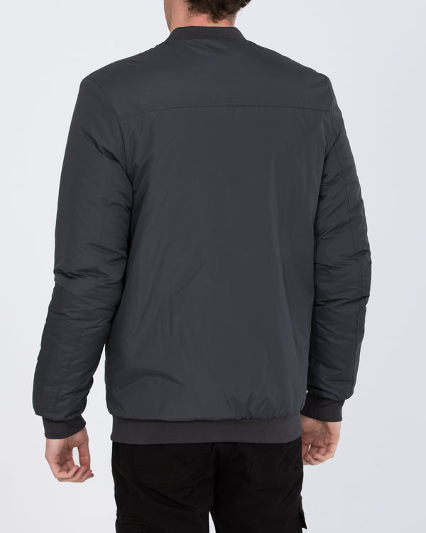 2t Owen Tall Bomber Jacket (stone grey)