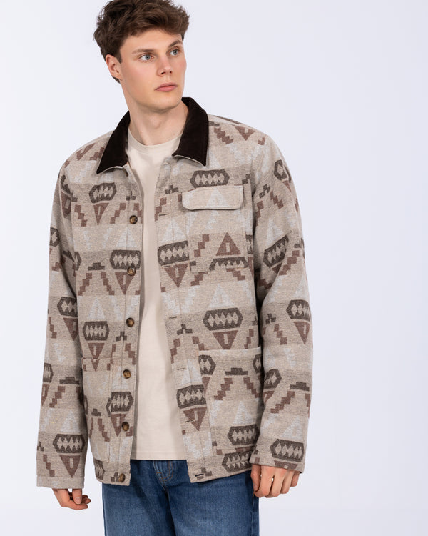 2t Aztec Tall Padded Jacket (oatmeal)