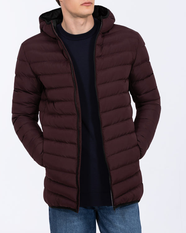2t Grant Tall Puffer Jacket (burgundy)
