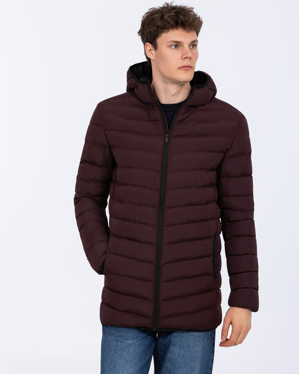 2t Grant Tall Puffer Jacket (burgundy)
